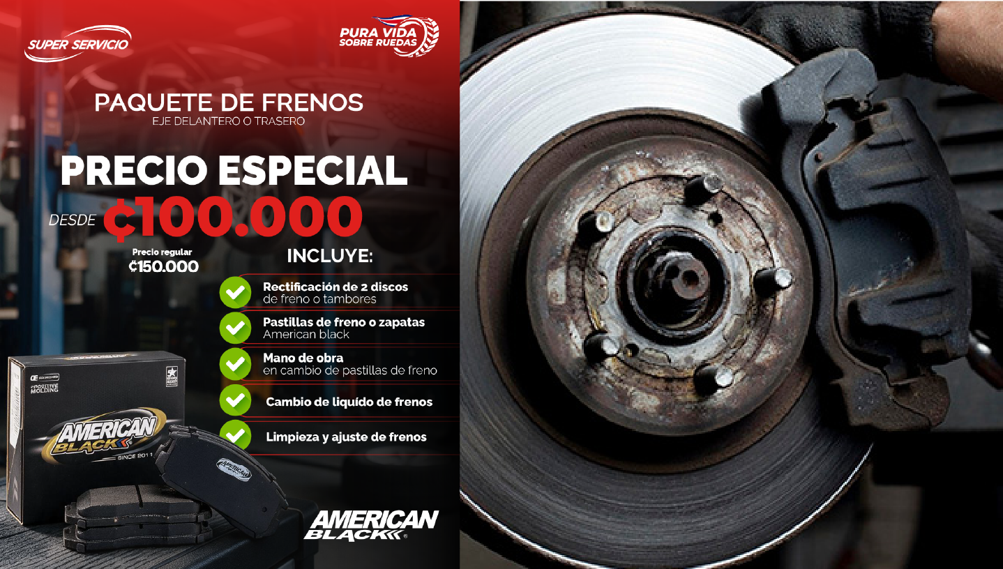 Precio especial en frenos American Black imagen